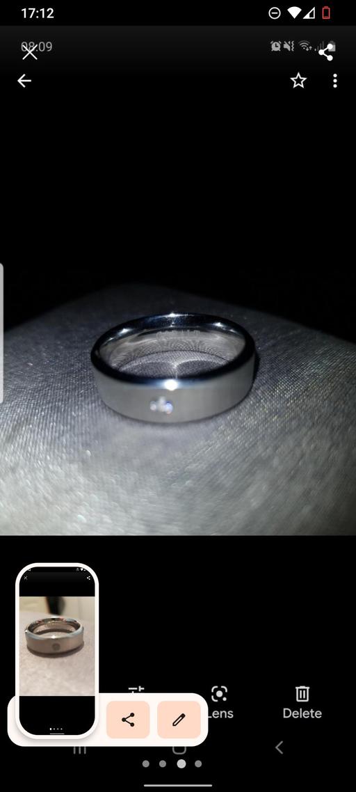 Buy & Sell West Midlands Sandwell - Photos for mens cobalt ring new size U