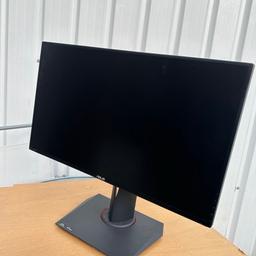 27 Inch Asus ROG gaming monitor for sale
1ms response time
G Sync
165Hz
1440P

A beast of a gaming display, fully working condition and not used now due to consoles and selling my gaming PC.

Have another listing of other gaming perishable which could be bundled altogether for a better deal if needed!