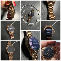 Verkaufe ungern meine Michael Kors Smartwatch in Farbe Rose
Es funktioniert einwandfrei
Neupreis lag bei 300€
Kauf: Oktober 2018