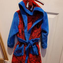 Spiderman Dressing Robe Age 3-4