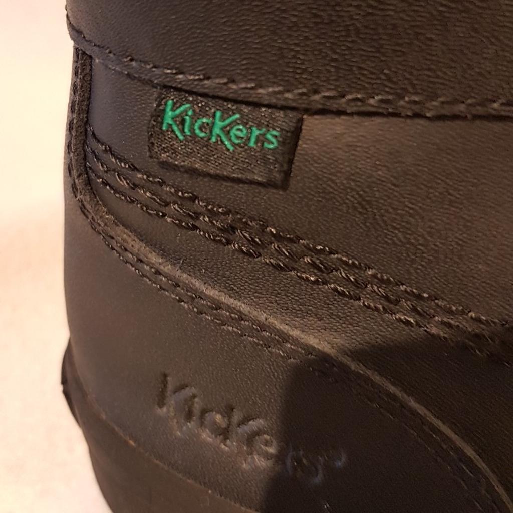 Kickers Tovni Hi Top Leather Mens Black Lace Up Smart Casual Trainers Shoes. See photos for condition. I can offer try before you buy option but if viewing on an auction site viewing STRICTLY prior to end of auction.  If you bid and win it's yours. Cash on collection or post at extra cost which is £4.55 Royal Mail 2nd class signed for. I can offer free local delivery within five miles of my postcode which is LS104NF. Listed on five other sites so it may end abruptly. Don't be disappointed. Any questions please ask and I will answer asap.