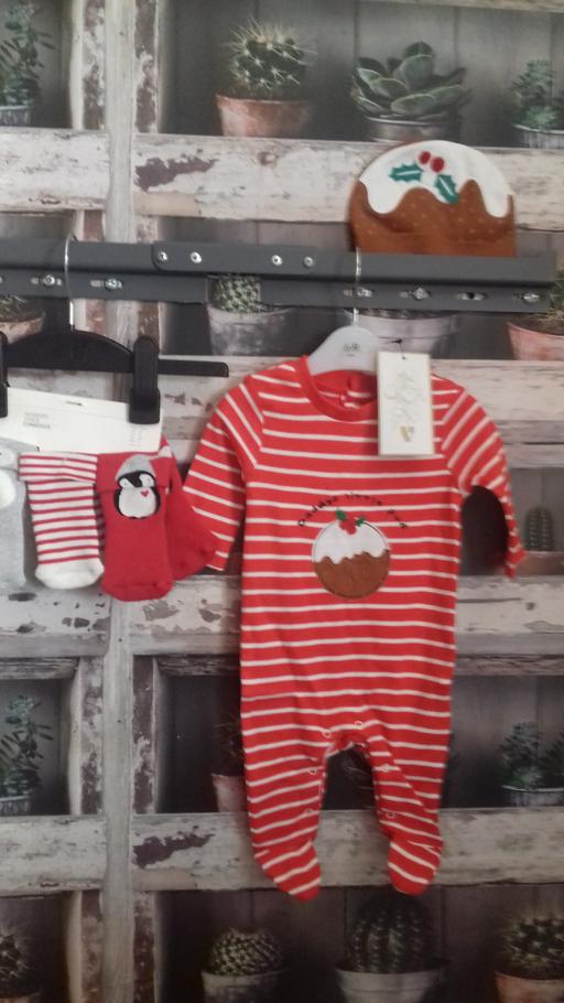 Buy & Sell Northumberland Hartford - Northumberland - Photos for BOYS CHRISTMAS ALL IN ONE AND SOCKS - NEWBORN