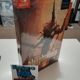Blasphemous Nintendo Switch Collector's Editition.NEW Game sealed, box just opened. Contains everything.