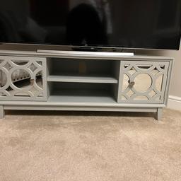 Dunelm grey tv stand with two cupboard’s