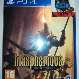 Blasphemous Deluxe Edition PS4 ### VGC. Contains:Card, Stick and DLC.