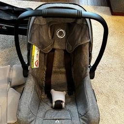 Used Bugaboo Turtle Air car seat and base.

Used for 8 months, our car has not been involved in a crash. Car seat is clean with no damage.

You are welcome to come and check it out before buying it.

I also have the adapters for the pushchair if you need these too.

Retail price together is over £250