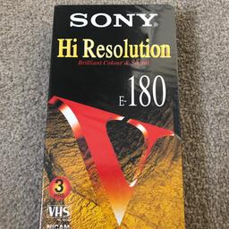 New Sony VHS video.