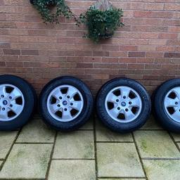Very good condition… 4 excellent tyres plenty of tread left
Took off 2017 transit custom
Cash on Collection