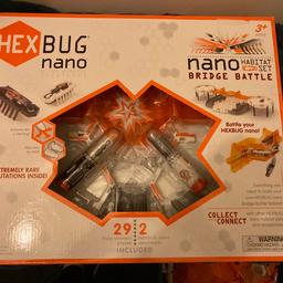 Been opened and 1 (of the 2) Hexbug played with for a whole 20mins!
All set is as new in box.