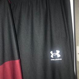Mens black/red under armour tracksuit size XL new never worn but labels have been removed