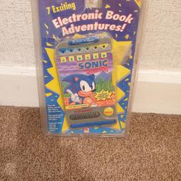 RARE! Sonic game in original packaging. Very rare. Collectors item.