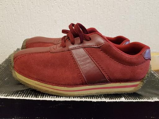 Buy & Sell Greater Manchester Manchester - Photos for Clarks Originals Women's Maroon Suede Shoes 5