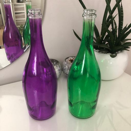 Buy & Sell Gloucestershire South Gloucestershire - Photos for Green wine bottle fairy light vases only 