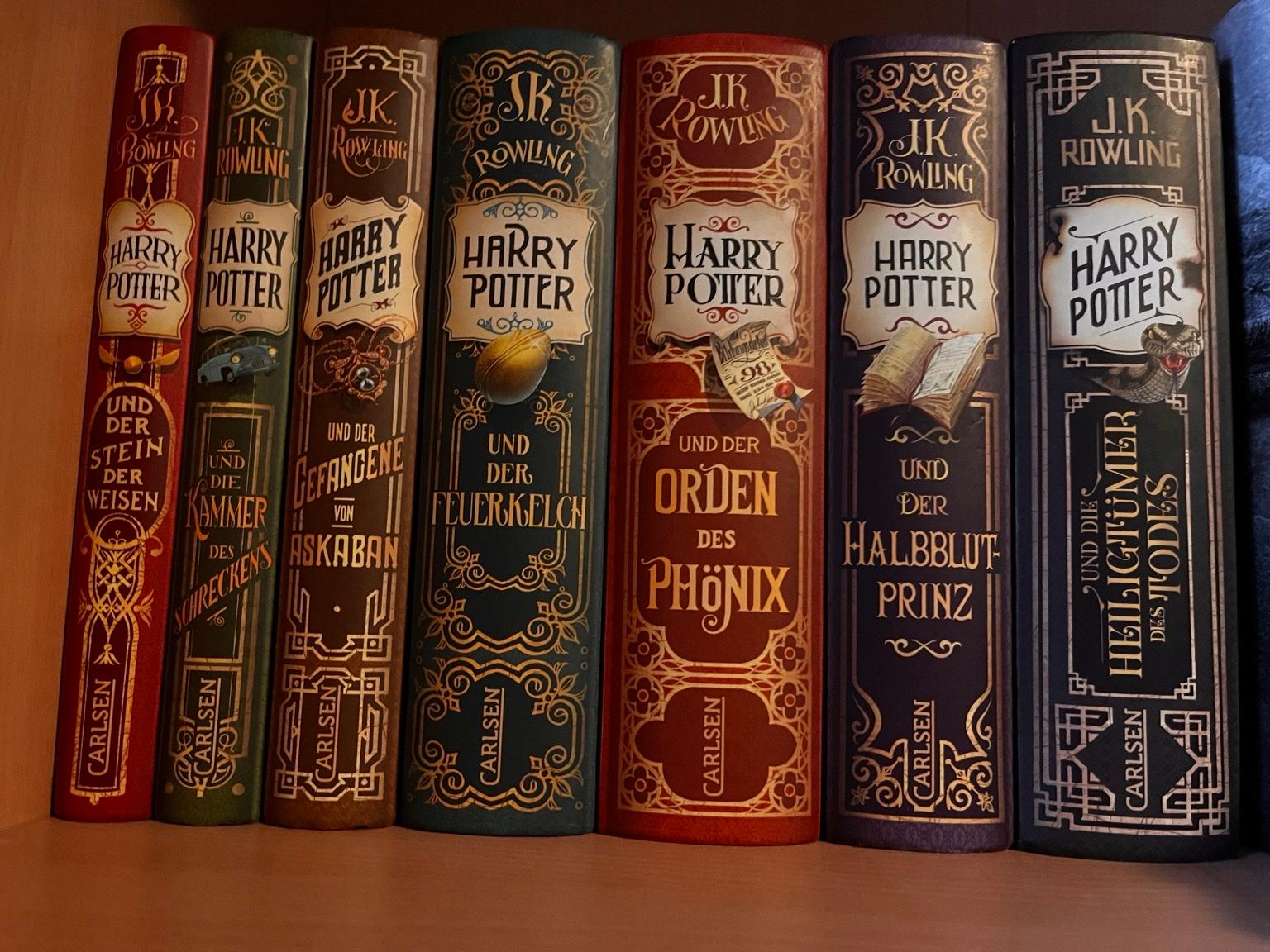 Harry Potter alle 7 Bände Jubiläumsausgabe in 40227 Düsseldorf für 80,00 € zum Verkauf Shpock DE