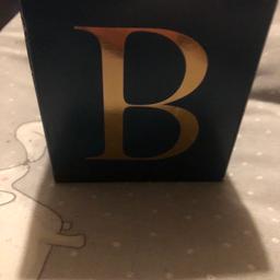 Brand new candle with the letter b