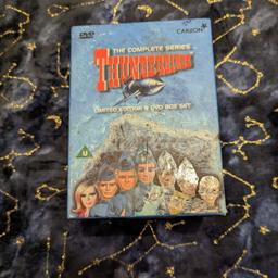 Limited edition Thunderbirds dvd set complete series. All discs are present and in good condition. A few marks on the outer box, no tears or damage. Collection or delivery at buyers cost. Offers accepted on multiple items.
