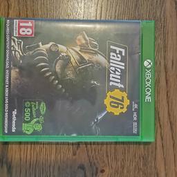 Fallout 76 Xbox One game. Good condition