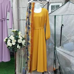 Abaya long dress casual wear evening wear material is crepe good for abaya size is small to large length is 52 to 56 £25 what'sap 07741758931
