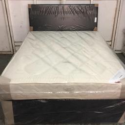 STAR BUY ***  DIVAN BASE WITH MATCHING HEADBOARD IN CRUSHED VELVET WITH 8 INCH DEEP QUILTED PINEMASTER MATTRESS - KING SIZE - BLACK £300.00

OTHER COLOURS AVAILABLE 
COMES COMPLETE WITH CHROME GLIDERS 

B&W BEDS 

Unit 1-2 Parkgate Court 
The gateway industrial estate
Parkgate 
Rotherham
S62 6JL 
01709 208200
Website - bwbeds.co.uk 
Facebook - B&W BEDS parkgate Rotherham 

Free delivery to anywhere in South Yorkshire Chesterfield and Worksop on orders over £100

Same day delivery available on stock items when ordered before 1pm (excludes sundays)

Shop opening hours - Monday - Fr