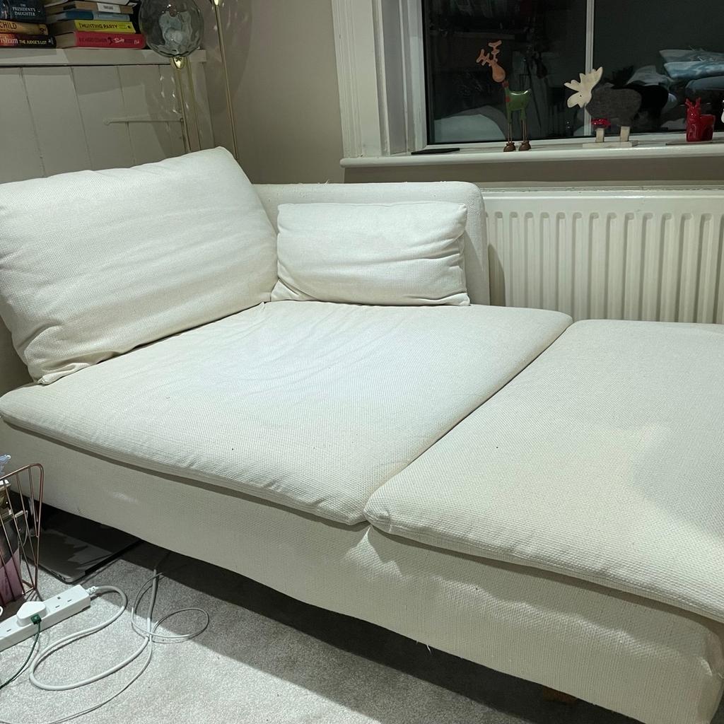 Chaise Longue IKEA Soderhamn white in GU2 Guildford for £100.00 for