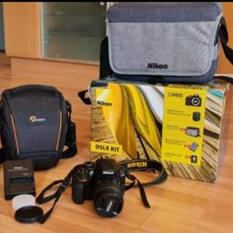Verkaufe meine wenig verwendete Nikon Spiegelreflexkamera inkl. 2 Kamerataschen
Kamera wurde 2018 gekauft.