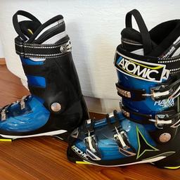 Verkaufe Atomic HAWX 100 Herren Skischuh.
Wie neu (nur 1x getragen). Farbe blau-schwarz.
Schuhgröße 42-43 (27-27,5)