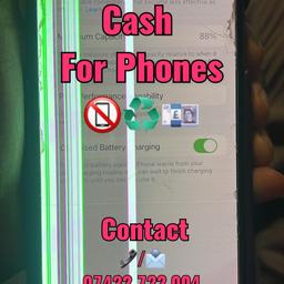 If your interested in trading your Broken/Used/New unwanted iPhone in for some money 💰

Send me a message with photos and tell me what’s wrong with it and I will give you quote

💰QUICK PAYOUT💰

I can do cash/bank transfer on collection.

Accepted models:

APPLE

iPhone X, XR, XS, XS Max, 11, 11 pro, 11 pro max, 12, 12 mini, 12 pro, 12 pro max, 13, 13 mini, 13 pro, 13 pro max

SAMSUNG

Galaxy S8 / S8+ (2017)
Galaxy S9 / S9+ (2018)
Galaxy S10 / S10+ / S10e (2019)
Galaxy S20 / S20+ / S20 Ultra (2020)
Galaxy S21 / S21+ / S21 Ultra (2021)
Galaxy S22 / S22+ / S22 Ultra (2022)
