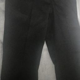 2x black school trousers from George 4-5years