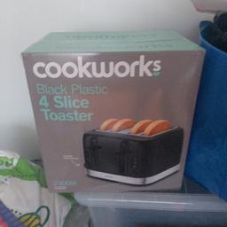 clockwork 4 sliced toaster colour back all new in box