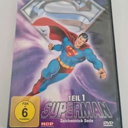 Superman Zeichentrickserie Teil 1 DVD Retroserie Nostalgie in sehr guten Zustand.

Schaut in mein Profil für mehr interessante Angebote!

Versand und PayPal möglich.

Privatverkauf: Keine Garantie und Rücknahme.