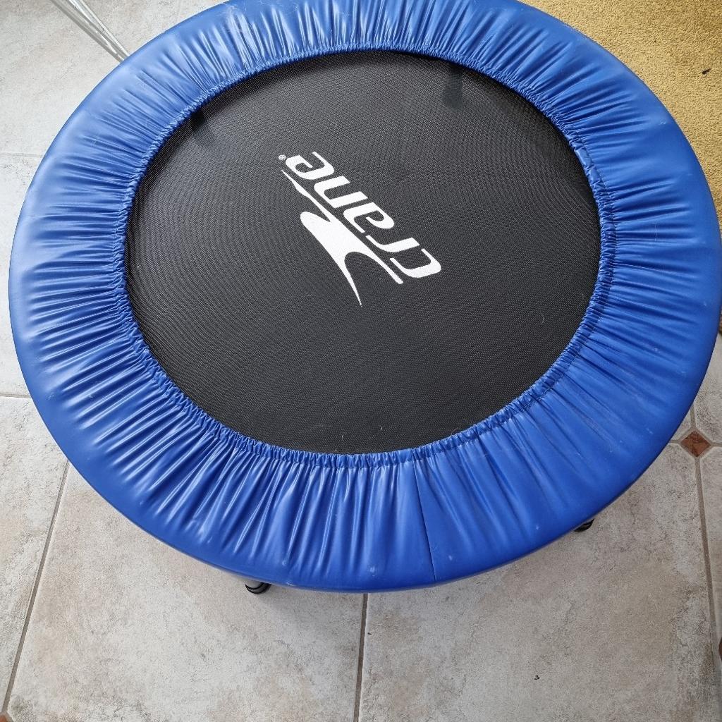 Round indoor trampoline good condition plastic split in a couple of places as shown in pictures. Collection only.
