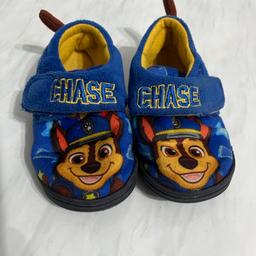 Boys Chase Paw Patrol Slippers Infant Size 6