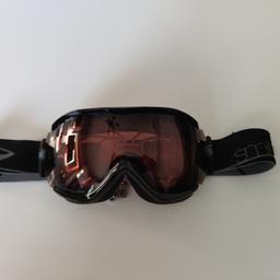 Hochwertige Skibrille von Smith, Innenbrille, schwarz, Tip Top Zustand