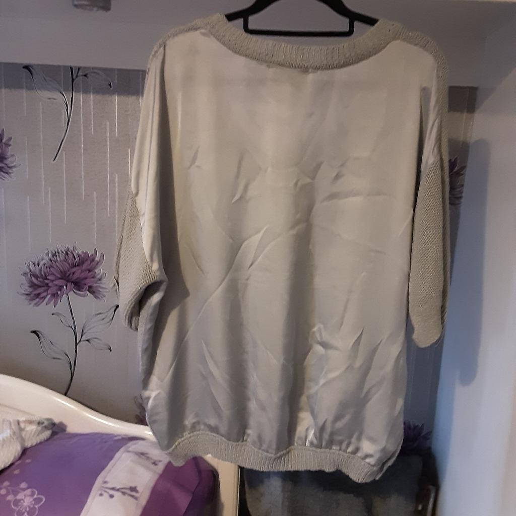 Size 14 grey silky back vgc - p7lease see my other items