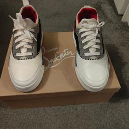 Aurelien leather low trainers Christian Louboutin White size 40.5