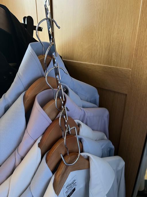 Buy & Sell Warwickshire Nuneaton and Bedworth - Photos for 6 Metal Space Saving Wardrobe Hangers