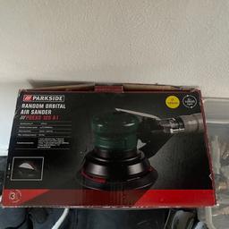 Parkside air orbital sander have no use for it as don’t have compressor anymore