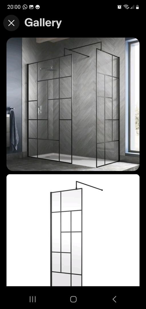 Buy & Sell West Yorkshire Kirklees - Photos for Hudson Reed Abstract Frame Wetroom Screen wit