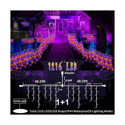 Buy & Sell Essex Basildon - Photos for LED Icicle Fairy Lights 1216 LEDs 99ft (B1)