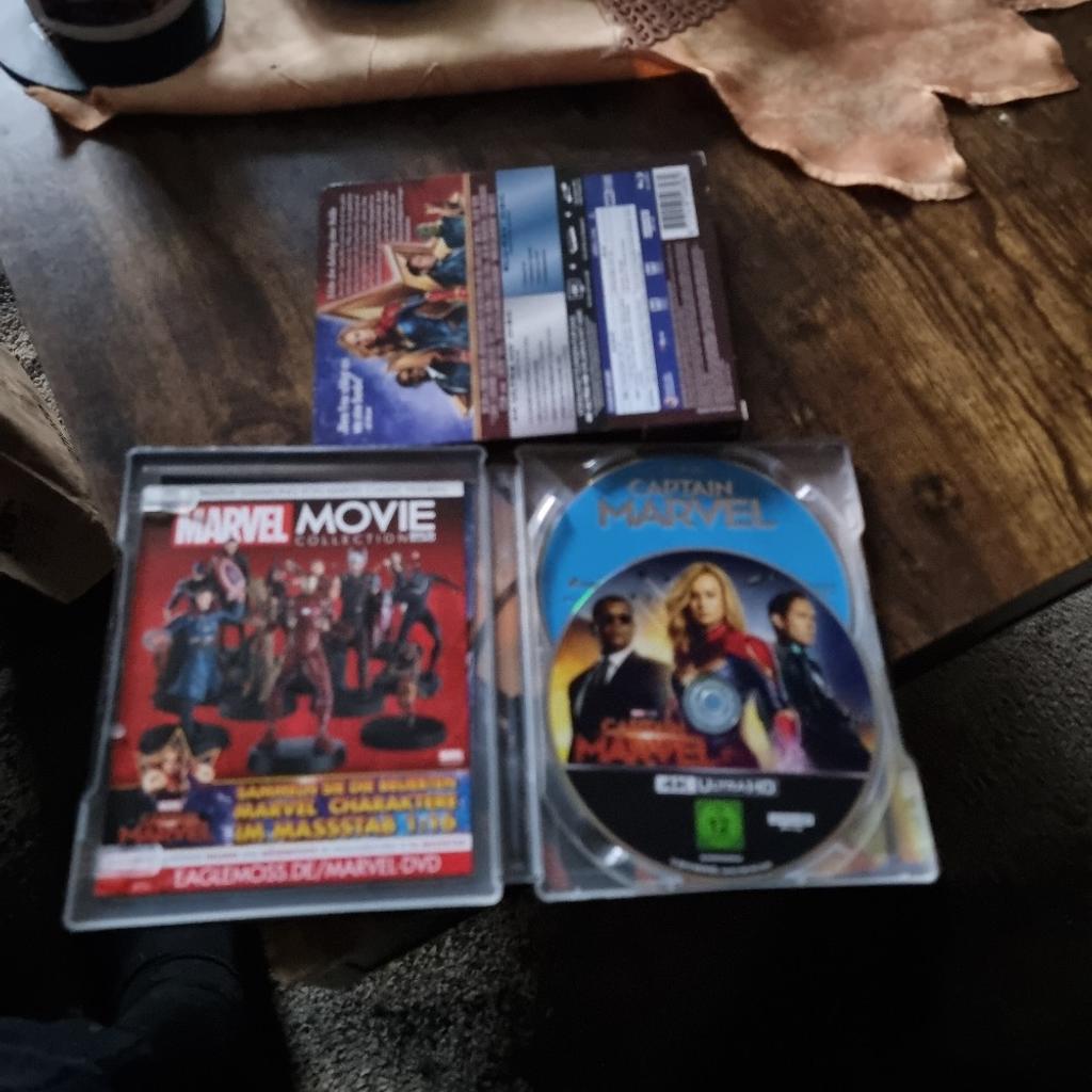 Verkaufe eine 4K UHD Blu-ray im Steelbook von "Captain Marvel" keine Mängel siehe Bilder !!!

Versand möglich oder Abholung !!!

Kein PayPal oder Tausch nur Überweisung oder Zahlung bei Abholung keine Nachnahme !!!

Privatverkauf !!!