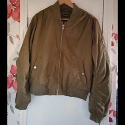 top shop bomber jacket size 14