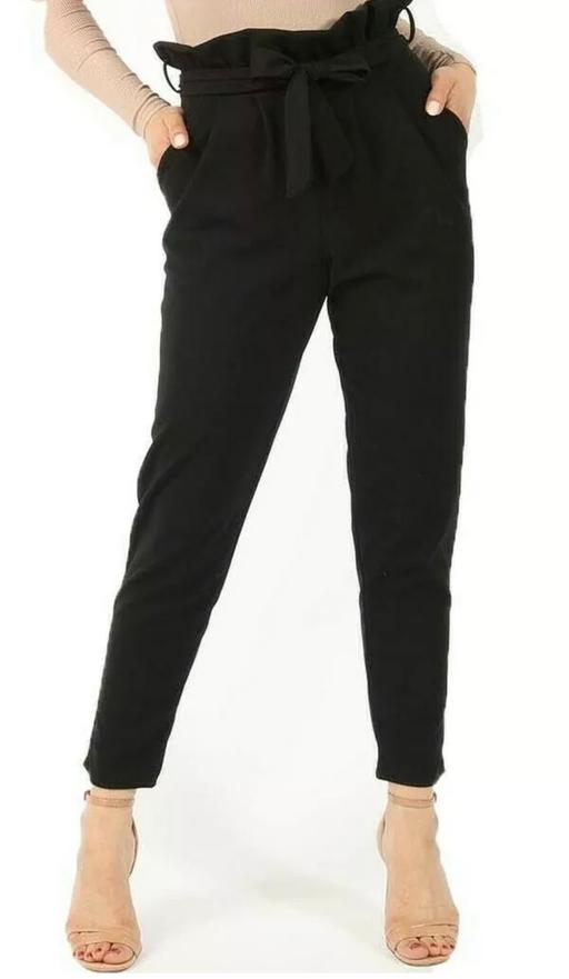 Buy & Sell Hampshire Gosport - Photos for Black Elasticated Waist Paperbag Trousers