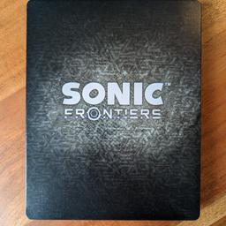 Verkaufe hier das Steelbook zum Spiel Sonic Frontiers für die PlayStation 4 bzw 5. Es ist KEIN Spiel dabei.

Versand möglich.