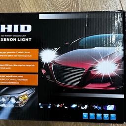 H11 XENON KIT WITH BALLAST 8000k
brand new boxed comes with 2 extra bulbs
All works fine in bright white colour.
Will fit most vehicles with h11 insulation connectors
Very nearest offer acceptable.
No return after sale ( sold as seen)