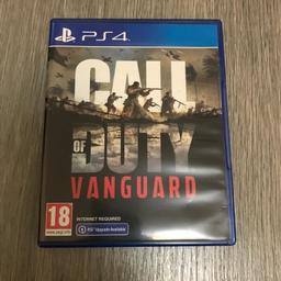 Call of duty Vanguard PS4 in excellent condition like new.
Collection is from Whitechapel E1