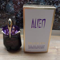 Alien von Mugler, 30 ml, Eau de Parfum. 3/4 voll. Mit OVP.

Preis exkl. Versand

Privatverkauf
