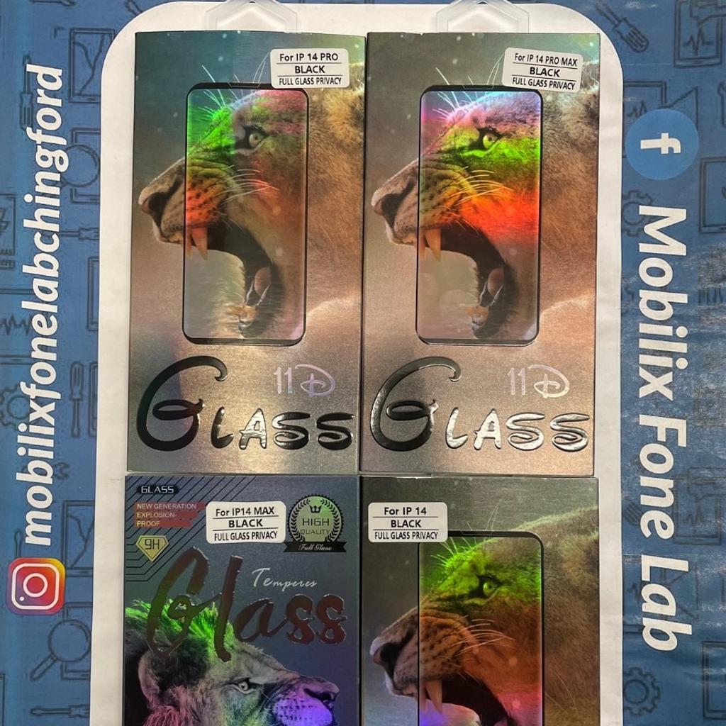 Privacy Tempered Glass Protector for Apple iPhone 14, 13, 12, 11 & X Series

Price starts from £8.00

Apple iPhone 14/14pro/14 Pro max

Apple iPhone 13/13pro/13 Pro max

Apple iPhone 12/12pro/12 pro max

Apple iPhone 11/11 Pro/11 Pro max

Apple iPhone X/XS//XR/XS Max

NO POSTAGE AVAILABLE, ONLY COLLECTION!

Any Questions....!!!!
***
Please Feel Free To Contact us @
0208 - 523 0698
10:30 am to 7:00 pm (Monday - Friday)
11:00 am to 5:30 pm (Saturday)

Mobilix Fone Lab Chingford
67 Chingford Mount Road,
Chingford , London E4 8LU