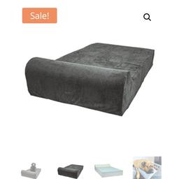 K9 comfort memory foam large Dog bed
It has a waterproof inner cover. 
The bed won't flatten like a pancake. Quality, it's not a cheap bed
I paid £94.99 from k9 comfort 
L122 X W76 X D18cm
The cover has been wash ready to go
Pick up only ws5