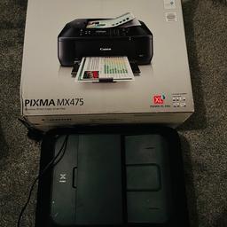 I’m selling my spare canon Pixma MX475 WirelessPrint-Copy-Scan-Fax.
It’s in very good condition like new.
Ink cartridges not included.