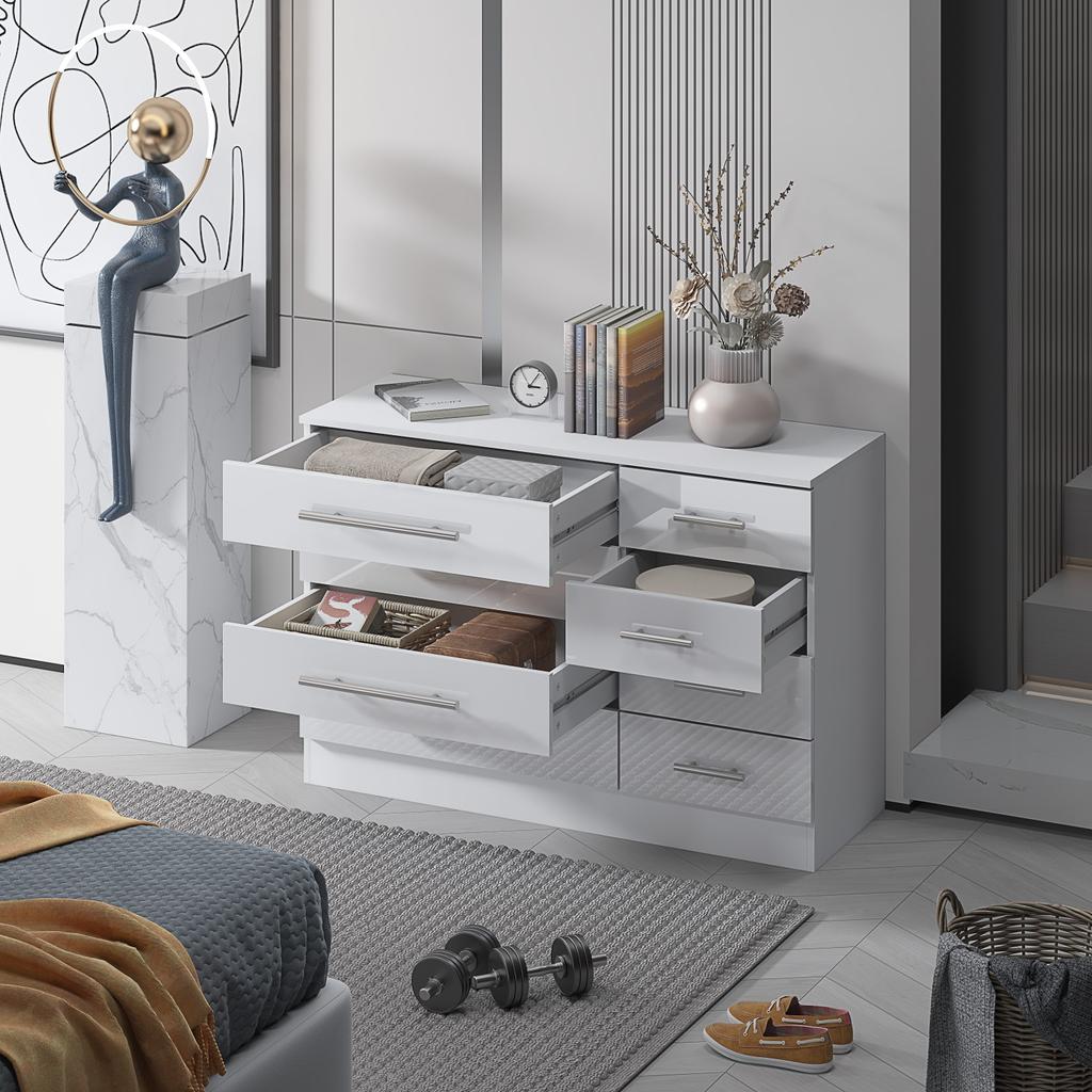 High Gloss 8 Drawer Sideboard/Cupboard in OL16 Rochdale for £100.00 for
